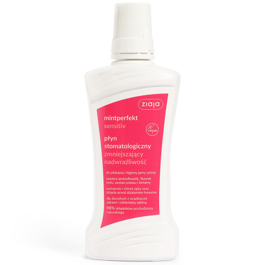 Munnvann mot iskrem ZIAJA Mintperfect Active Sensitiv 500ml Munnvann mot iskrem ZIAJA Mintperfect Active Sensitiv 500ml