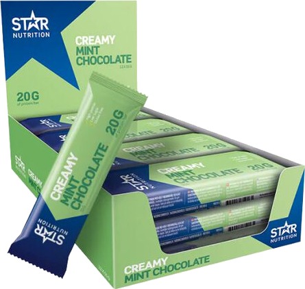 Star Nutrition Soft Protein Bar Mint Chocolate 12x55g