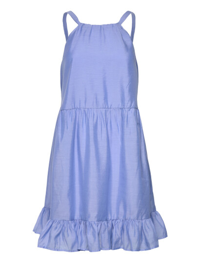 French Connection Hollan Godet Dress - Blue - XS