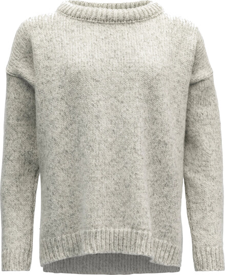 Devold Nansen Womans Split Seam Sweater A/Grey Melange S Devold Nansen Womans Split Seam Sweater A/Grey Melange S