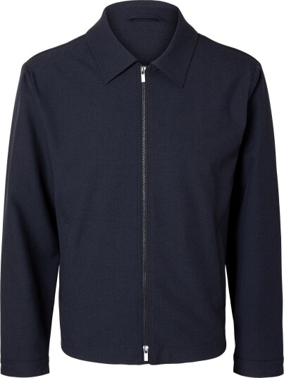 Selected Slmregular Finn Zip Jacket Noos Navy XXL