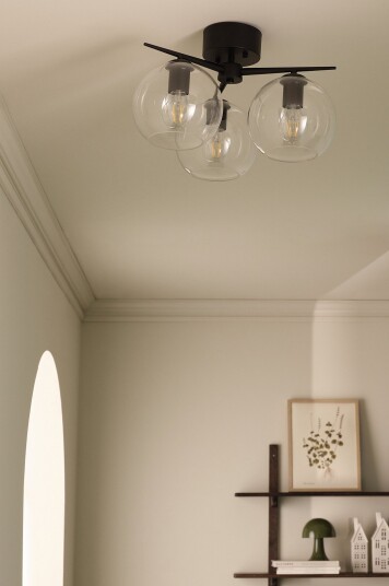 Ellos Home   Plafond Lorenzo   Svart