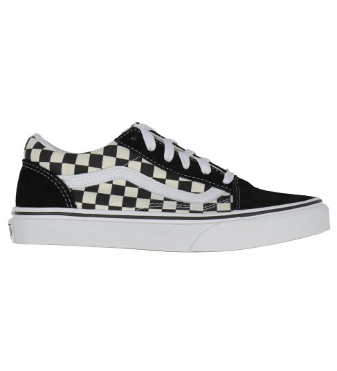 VANS UY Old Skool Sneakers Primary Check Black/White 33 VANS UY Old Skool Sneakers Primary Check Black/White 33