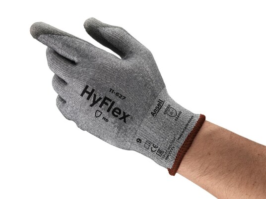 Ansell HyFlex 11 627 Hanske Skjærebeskyttelse PU Dyneema/nylon Str. 10 Klær