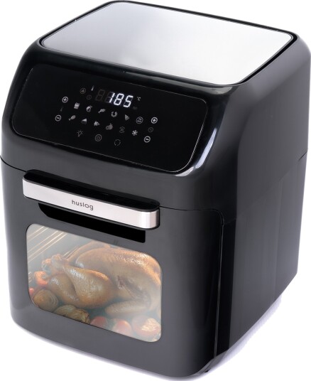 Huslog Multifunksjonell Airfryer 12L, 1800W - Svart