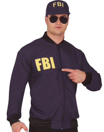 FBI Kostymesett Jakke og Caps