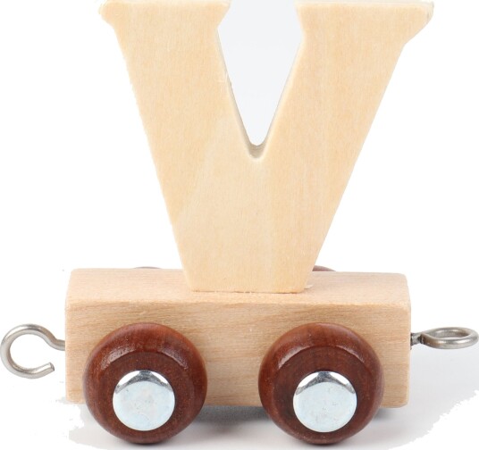 Kinder and Kids Navnetog i tre og metall 12+ mnd Bokstav V