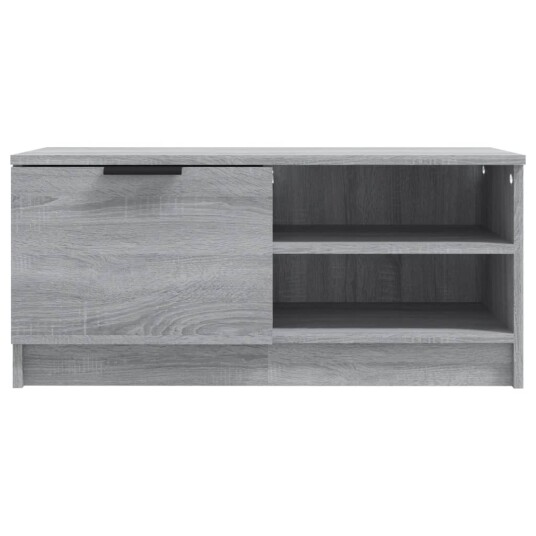 vidaXL TV-benker 2 stk grå sonoma 80x35x36,5 cm konstruert tre vidaXL TV-benker 2 stk grå sonoma 80x35x36,5 cm konstruert tre
