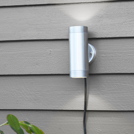 Marksløjd Sylinder vegglampe aluminium - Garden 24