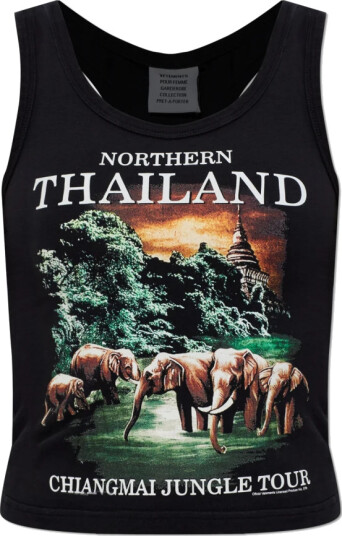 Vetements Dame Topper Svart M,