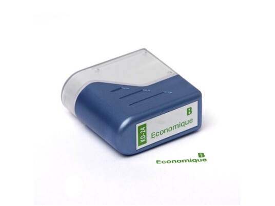 Stempel Deskmate B Economique Grøn Tekst