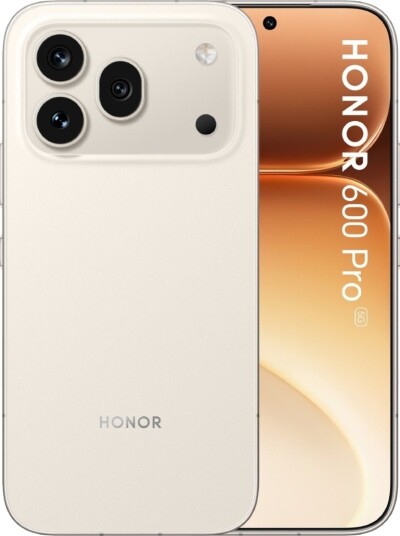Honor 600 Pro 5G 12GB/512GB Smarttelefon Gylden Hvit Honor 600 Pro 5G 12GB/512GB Smarttelefon Gylden Hvit