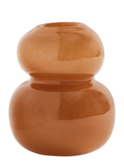 Oyoy Living Design Lasi Vase Extra Small Orange NUTMEG H12.5CM