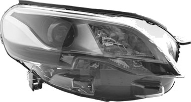 VAN WEZEL 4087986 Frontlykter