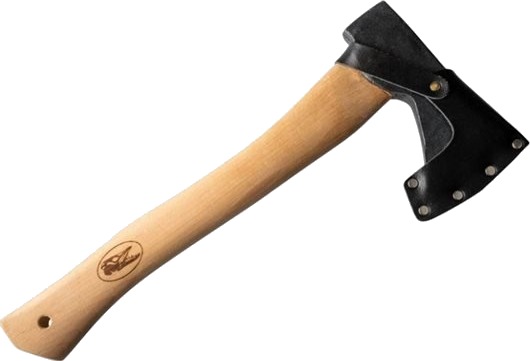 IFISH Villmarksøks 36 cm 500g med skaft av amerikansk hickory IFISH Villmarksøks 36 cm 500g med skaft av amerikansk hickory