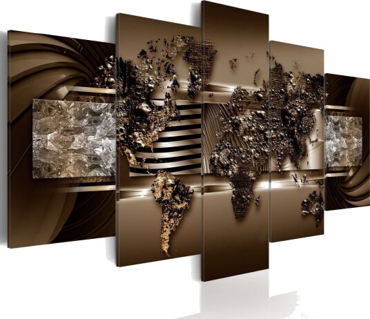 Bilde Chocolate Map 200x100 Artgeist sp. z o. o.