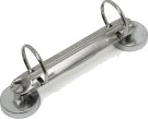 Ringmekanisme Plast Petter Magnetisk 30 Mm Sølv Ringmekanisme Plast Petter Magnetisk 30 Mm Sølv