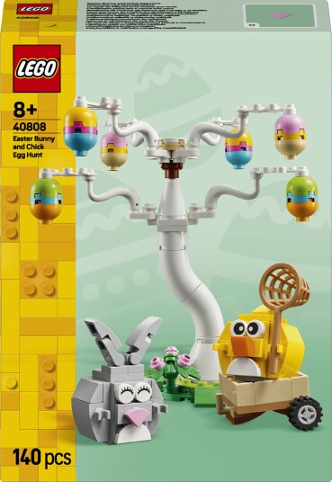 Lego Eggjakt med påskehare og kylling 40808