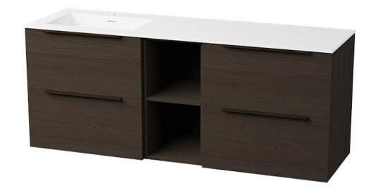Servantskap FOSSBAD Variant46 B150 for Heldekkende Servant med Venstrekulp 9150200505