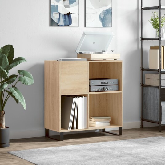  Hifi benk sonoma eik 84,5x38x89 cm konstruert tre