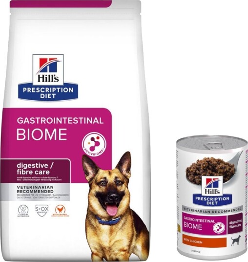 Hill's Prescription Diet tørrfôr Gastrointestinal Biome Tørrfôr Kylling 10 kg Hill's Prescription Diet tørrfôr Gastrointestinal Biome Tørrfôr Kylling 10 kg