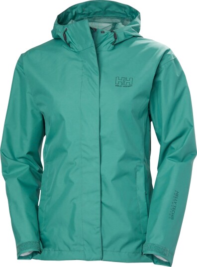 Helly Hansen Seven J Regnjakke Dame Opal Green 36(S)
