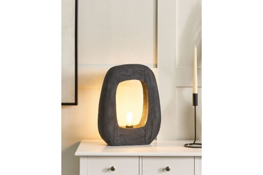 Ladaki Bordlampe 42 cm E27 Svart