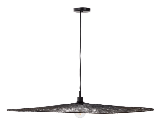 Kave Home Makai taklampe 100 cm sort