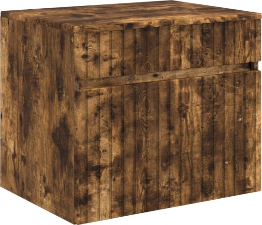 Vegghengt Badskap Røkt Eik 59 x 44,5 x 50 cm Konstruert tre Vegghengt Badskap Røkt Eik 59 x 44,5 x 50 cm Konstruert tre