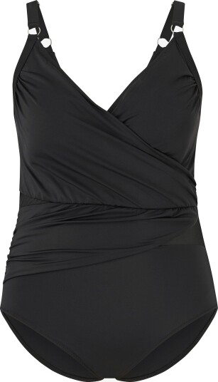 Zizzi Badedrakt sBasic Sc Swimsuit Svart