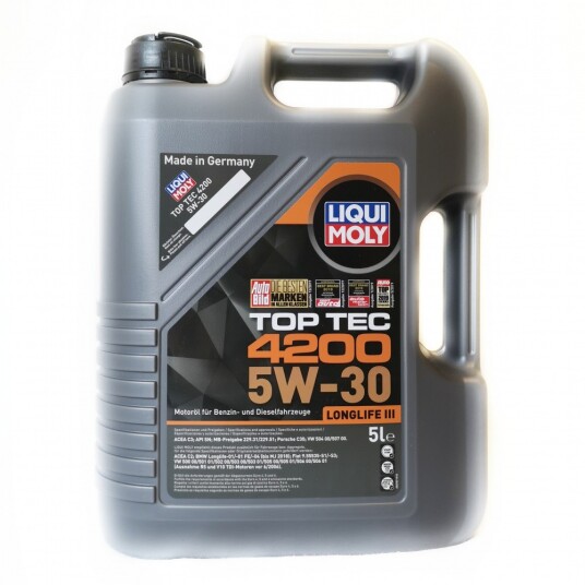 Motorolje LIQUI MOLY TOP TEC 4200 5W30 5L