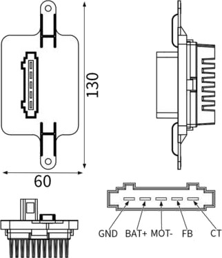 MAHLE ABR 59 000S Regulator, kupévifte