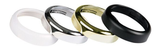 KUS, Dekkring, Chrome (52mm) - 1stk. KUS, Dekkring, Chrome (52mm) - 1stk.