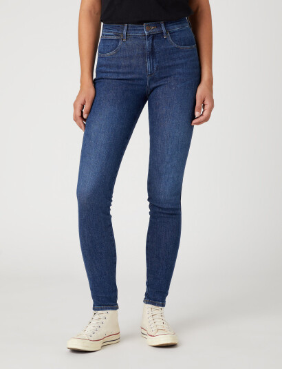 Wrangler High Rise Skinny - Blue - 24 x 32 Wrangler High Rise Skinny - Blue - 24 x 32