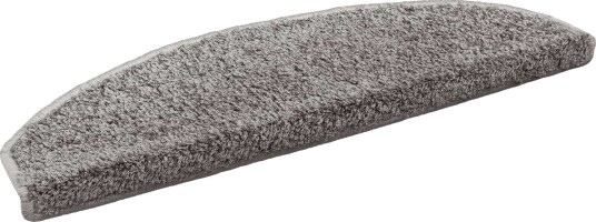  Selvlimende trappematter 15 pcs Grå 80 x 24,5 x 3,5 cm