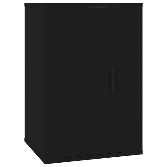 vidaXL Vegghengte TV-benker 2 stk svart 40x34,5x60 cm 8720845667689