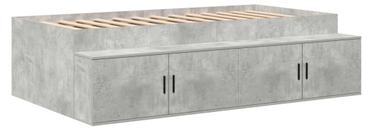 Rammemadrass Betonggrå 90x200 cm