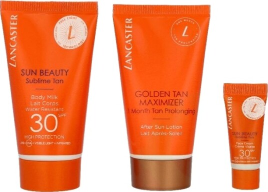 Lancaster My Sun Routine Set 103 ml Body Cream 50ml/After Sun Tan 50ml/Face Cream 3ml Lancaster My Sun Routine Set 103 ml Body Cream 50ml/After Sun Tan 50ml/Face Cream 3ml