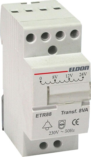 Eldon ETR88 Transformator 230 V for DIN skinne Elfordeling & strømforsyning