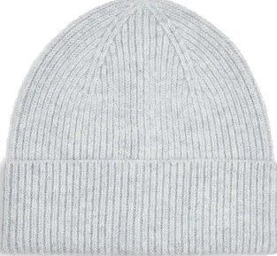 Selected Men Slhmason Merino Wool Beanie Luer Grå