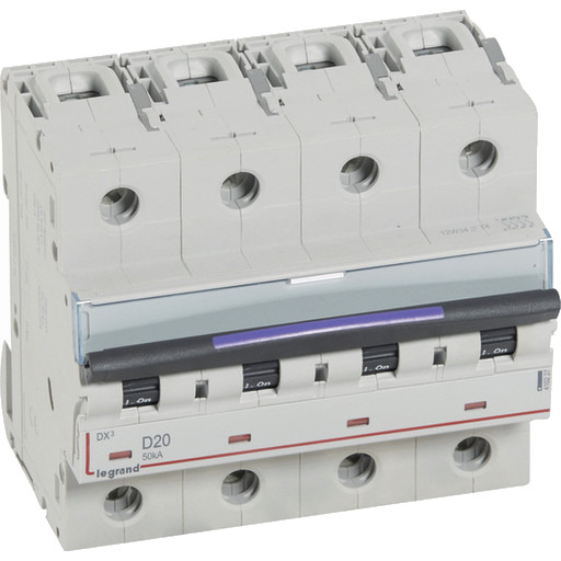 Legrand DX3 MCB automatsikring D20 4P 6M 50kA