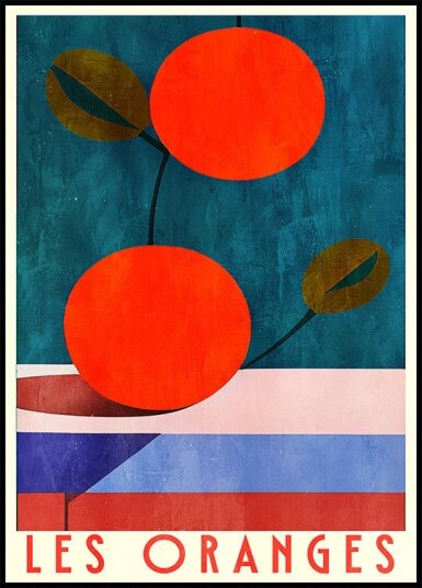 Les Oranges Poster Plakat / 50x70cm