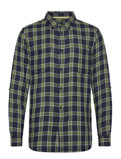 Scotch & Soda Double-Face Regular Fit Shirt - Navy - M