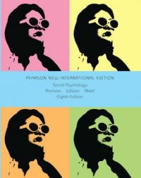 Social Psychology: Pearson New International Edition, Akseptabel bruktbok Social Psychology: Pearson New International Edition, Akseptabel bruktbok