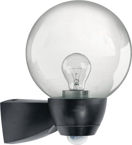 Esylux Al P Monza 130 Vegglys Sort Akrylonitril Butadien Styren Abs Glass Ip44 Fasade Ii
