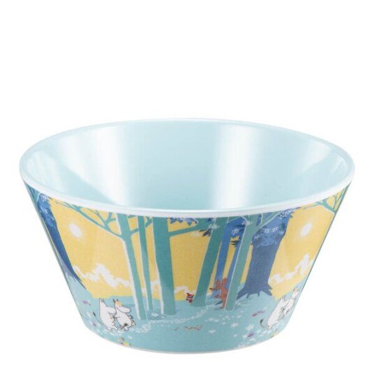 Modern House Mummi skål 14,5 cm 75 cl i skogen gul/blå Modern House Mummi skål 14,5 cm 75 cl i skogen gul/blå