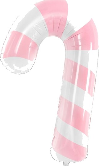 Rosa Sukkertøystang / Candy Cane Folieballong 50x82 cm Rosa Sukkertøystang / Candy Cane Folieballong 50x82 cm