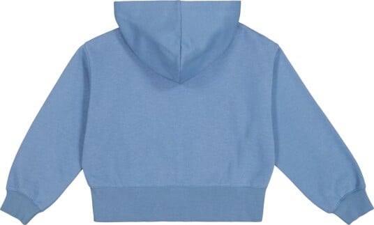 Champion Big Script Logo Embroidered Full Zip Hettegenser Barn Blå 174 179