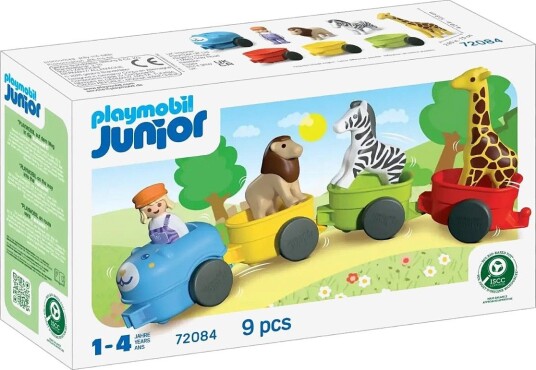 PLAYMOBIL Junior Animal Train MULTICOLORED One Size