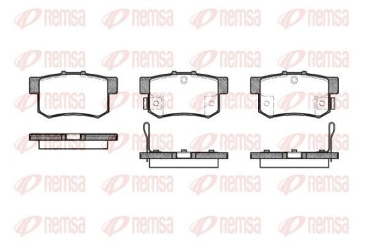 Bremseklosser REMSA 0325.32 Bremseklosser REMSA 0325.32